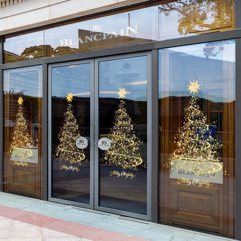 Christmas decorations window stickers