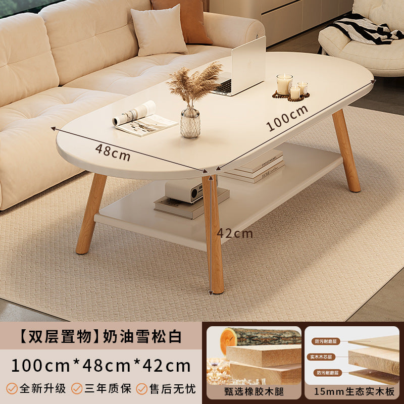 Double coffee table living room home coffee table