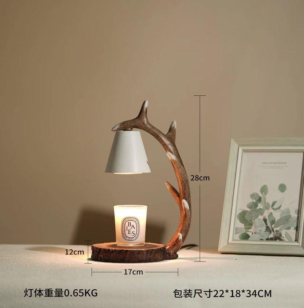 Antlers aromatherapy candle warmer lamp