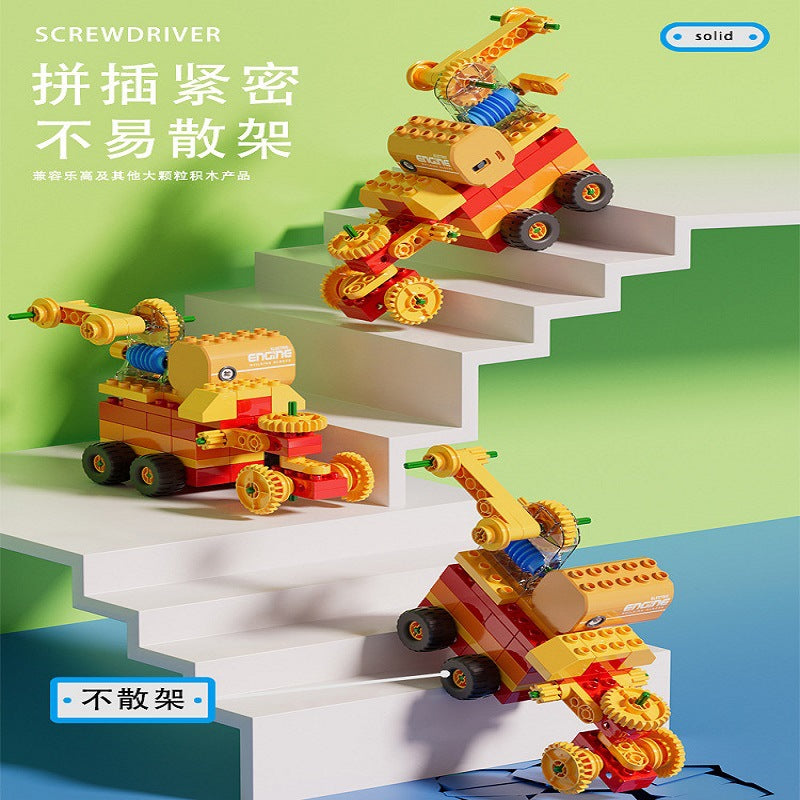 Compatible with big brand building block sets