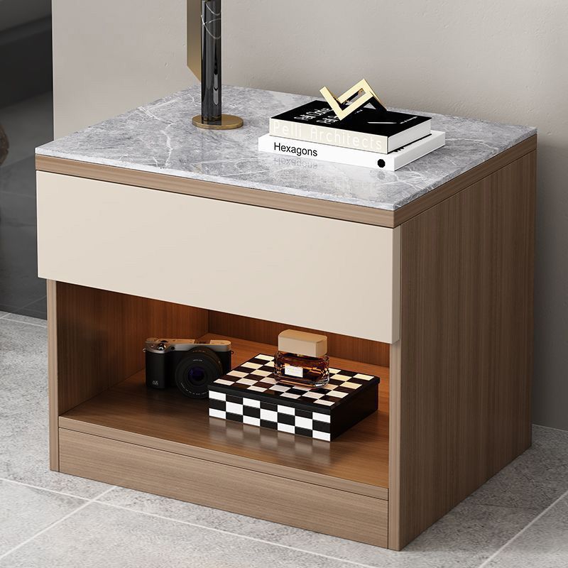 night stand Modern simple rock slab bedside table 20 * 16 * 17 inch
