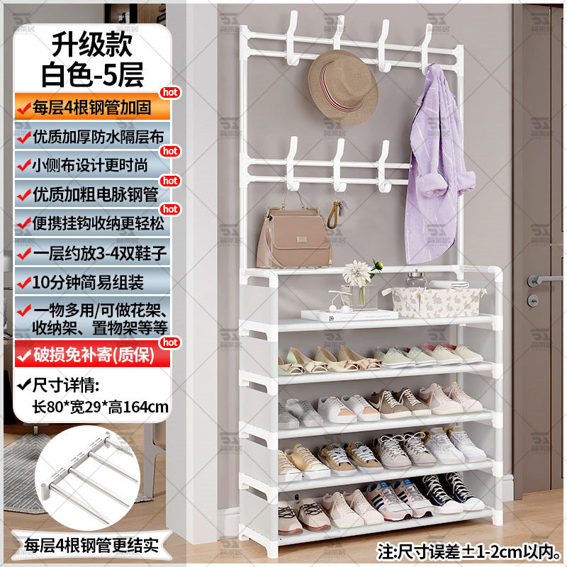 Shoe rack entrance multi-layer household interior