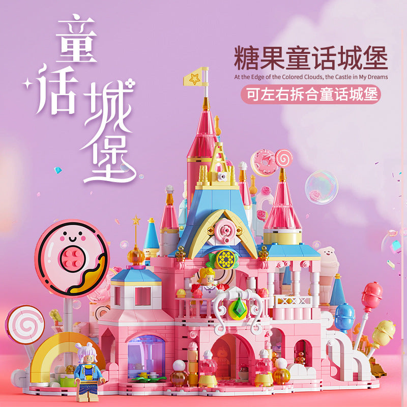 Compatible with big brand building blocks, children's puzzle assembly toys