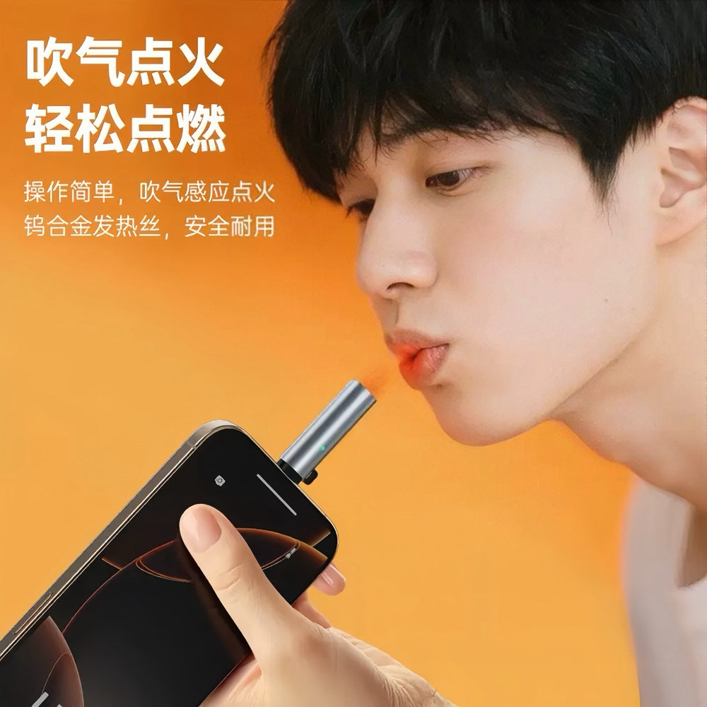 Outdoor portable type-c mobile phone igniter