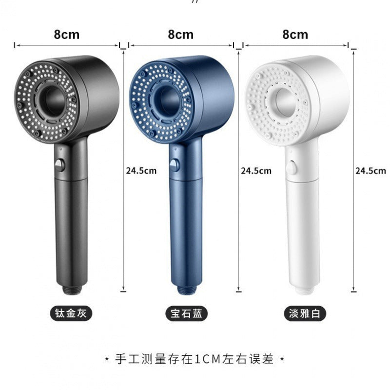 Five-speed strong  shower head and filter