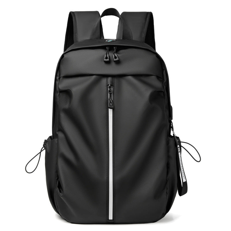 Backpack men's simple solid color