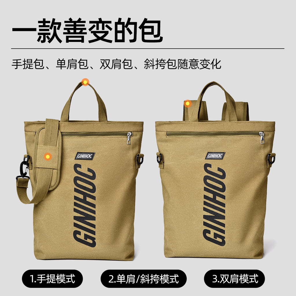 Double shoulder crossbody bag