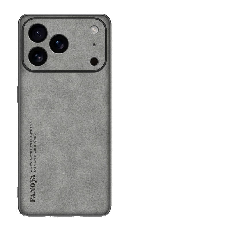 Applicable to iPhone17 Pro mobile phone case imitation sheepskin