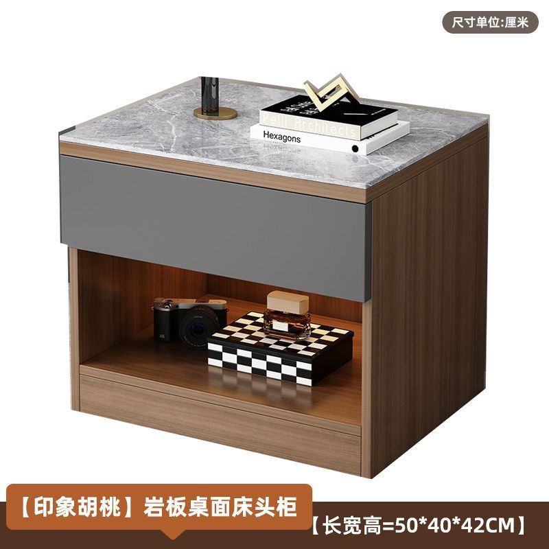 night stand Modern simple rock slab bedside table 20 * 16 * 17 inch