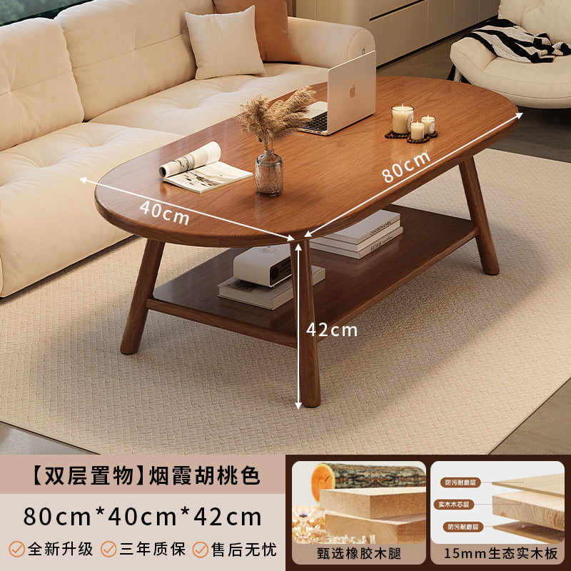 Double coffee table living room home coffee table