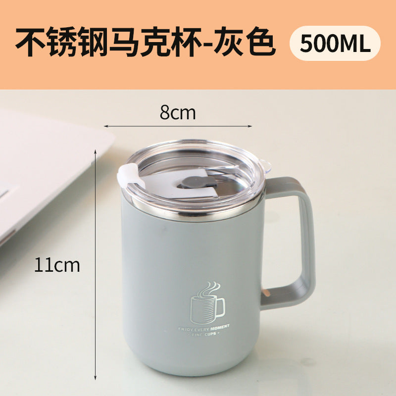 Water cup with lid 304 stainless steel