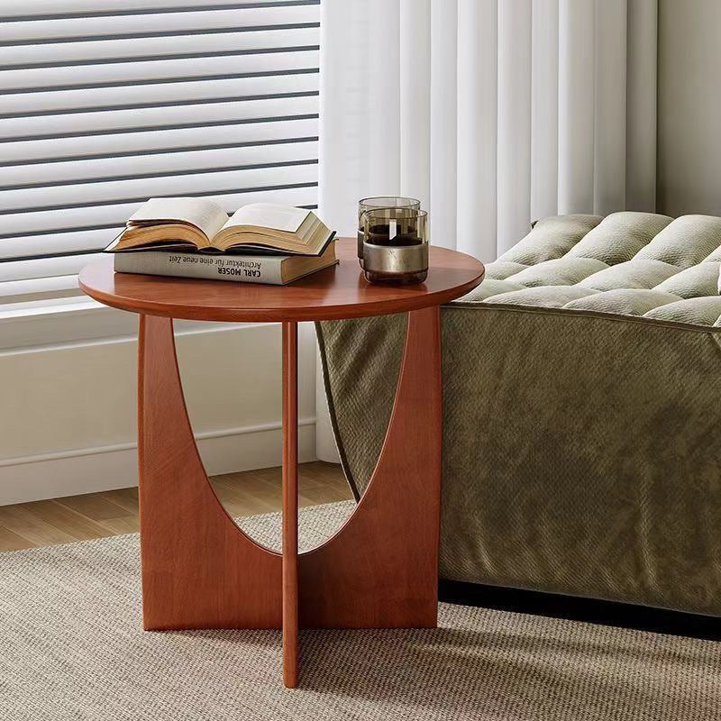 Coffee table Nordic rubber wood solid wood small coffee table