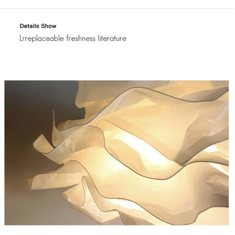 Personalized paper art decorative cloud lamp