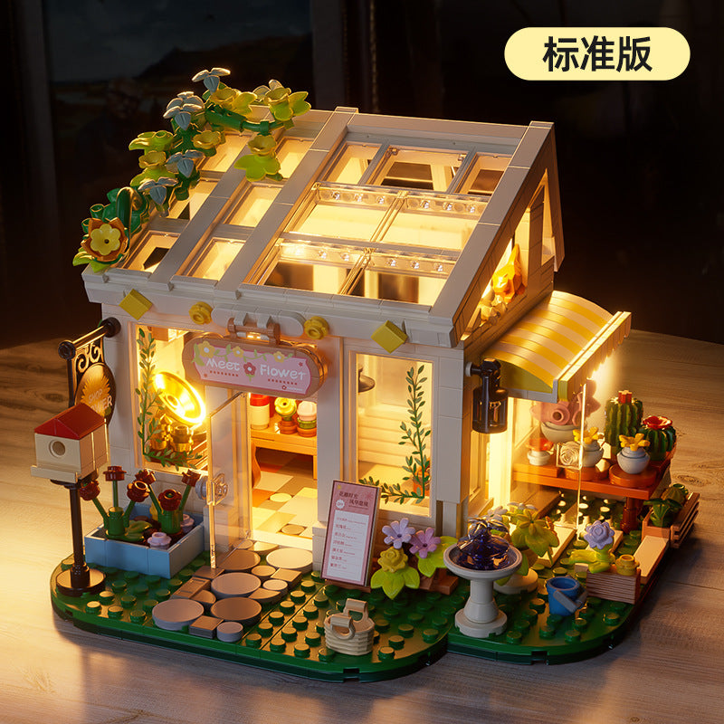 Compatible with big brand building blocks, children's puzzle assembly toys