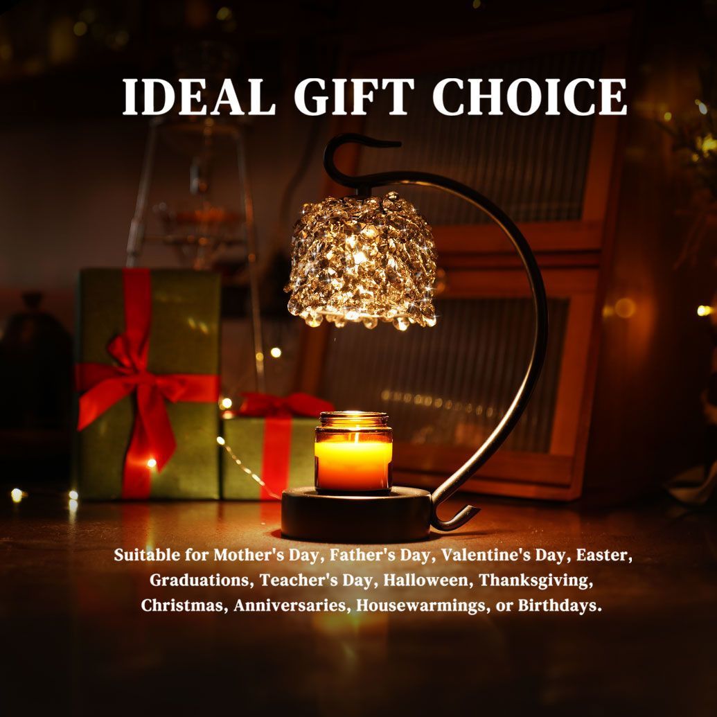 Button light candle warmer lamp