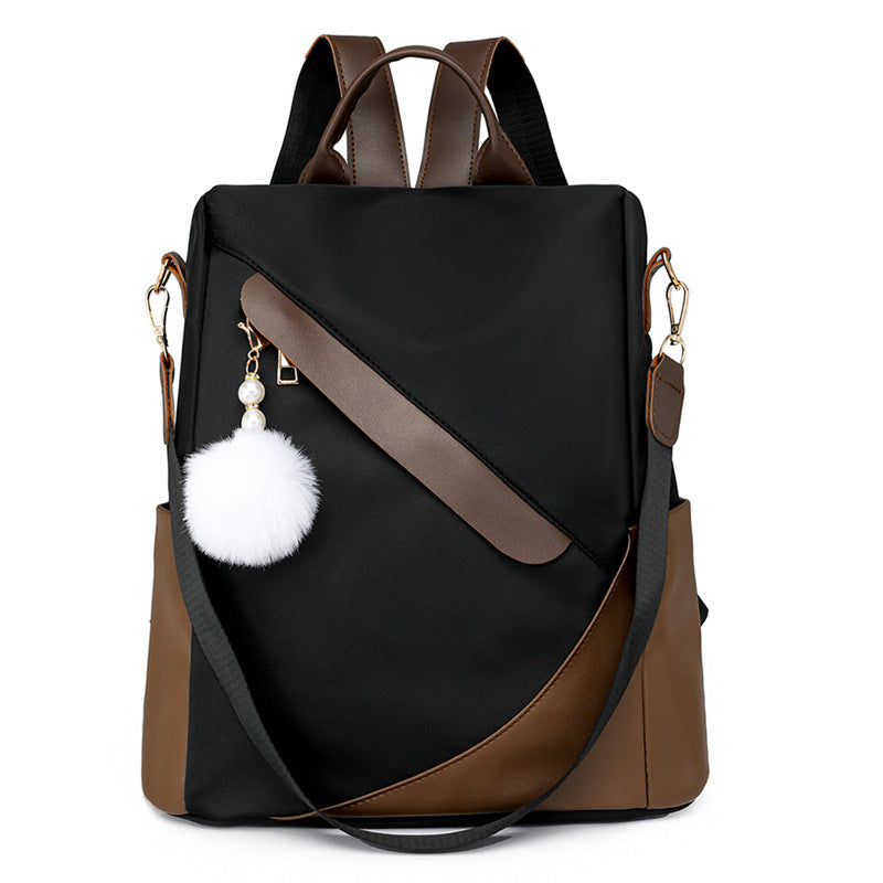 Female travel PU backpack