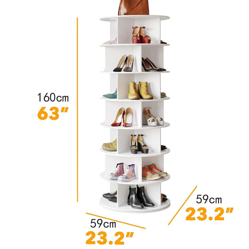 Rotating shoe rack 360 degrees 7 floors