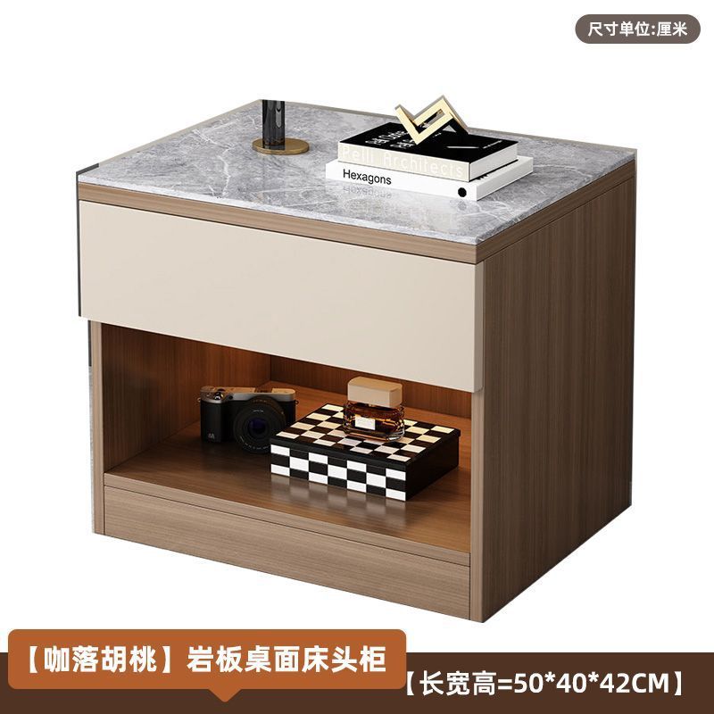 night stand Modern simple rock slab bedside table 20 * 16 * 17 inch