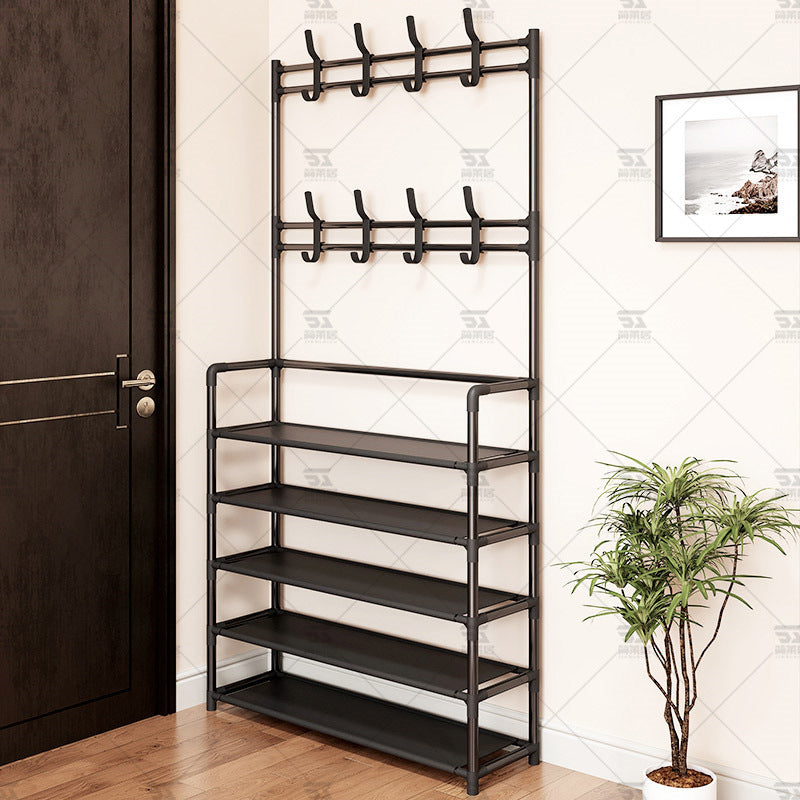 Shoe rack entrance multi-layer household interior