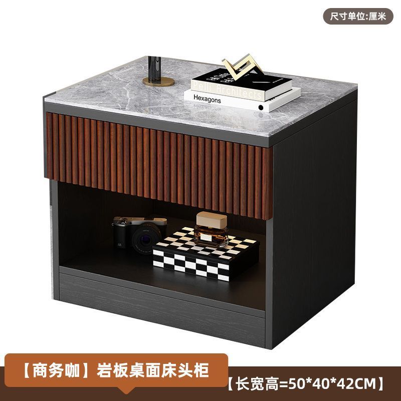 night stand Modern simple rock slab bedside table 20 * 16 * 17 inch