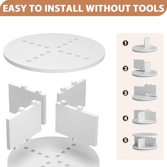 Rotating shoe rack 360 degrees 7 floors