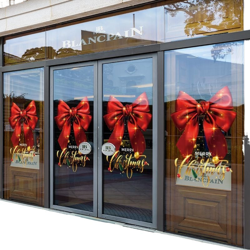 Christmas decorations window stickers