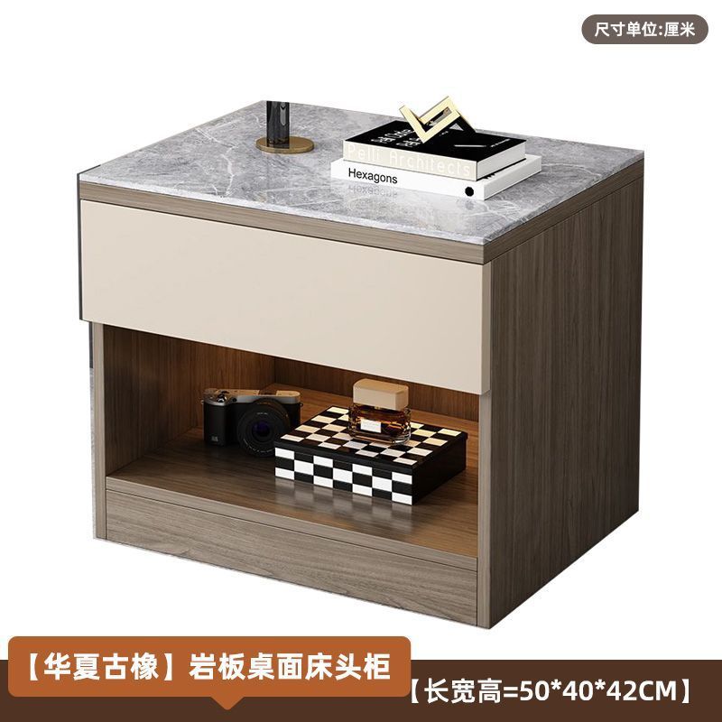night stand Modern simple rock slab bedside table 20 * 16 * 17 inch