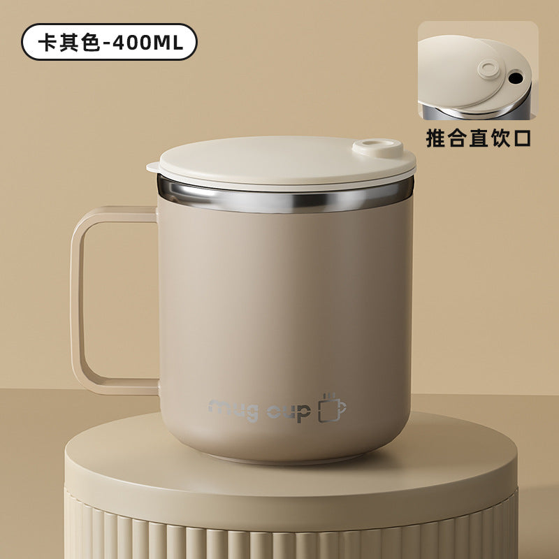 Water cup with lid 304 stainless steel