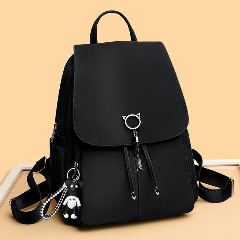 Korean version of fashion backpack simple women's bag