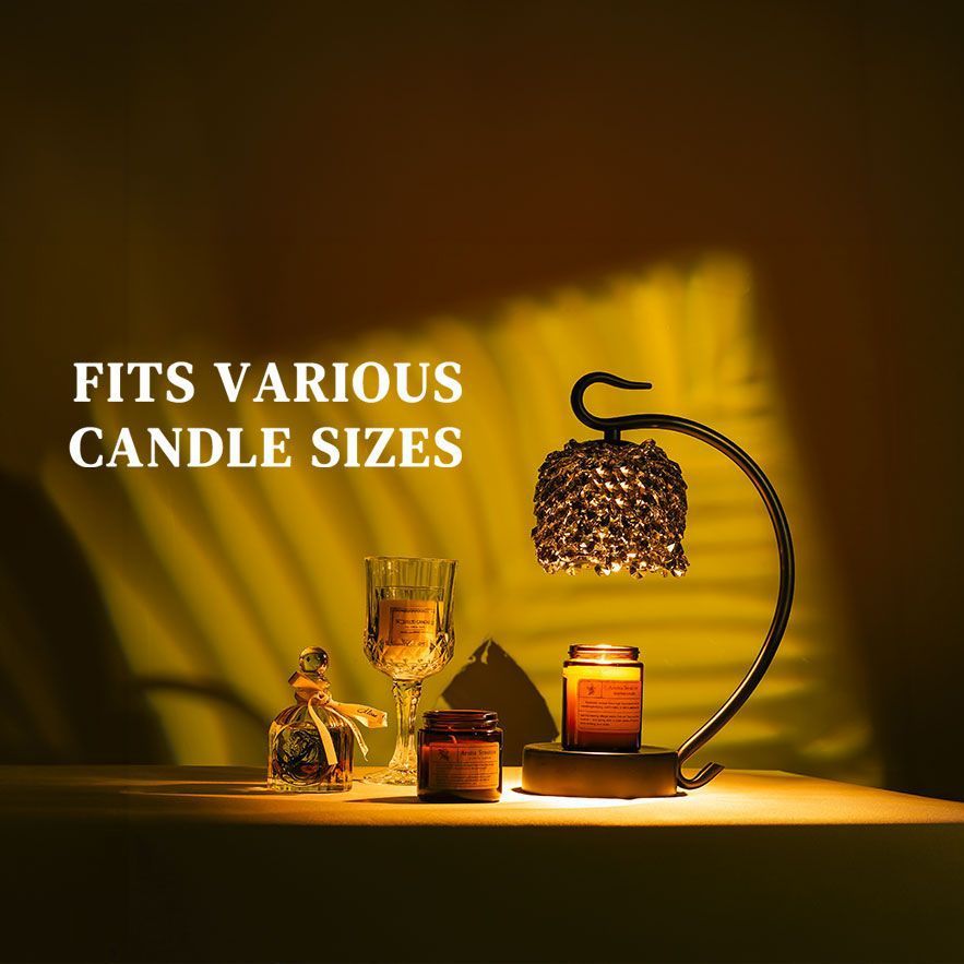 Button light candle warmer lamp
