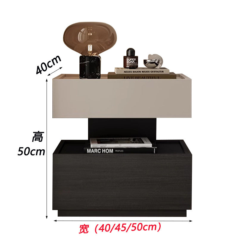 night stand Creative designer walnut solid wood bedside table