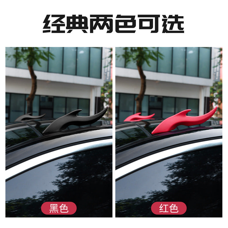 New dragon angle car exterior decoration (Arc light speed type flow fins)