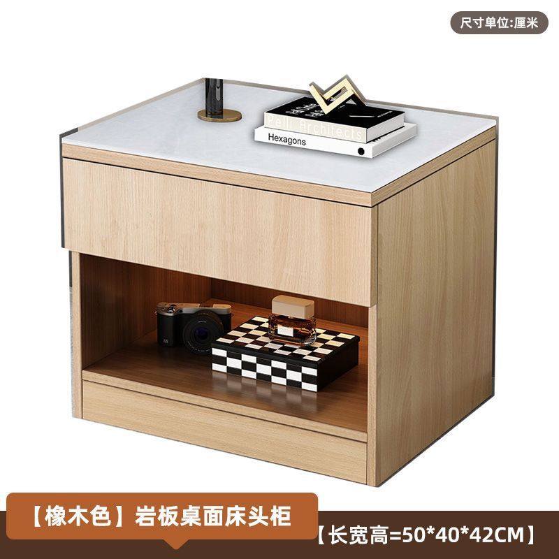 night stand Modern simple rock slab bedside table 20 * 16 * 17 inch