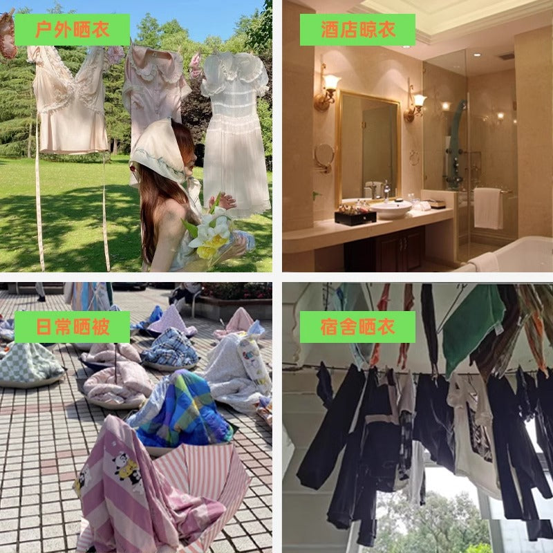 portable travel clothesline 33 ft