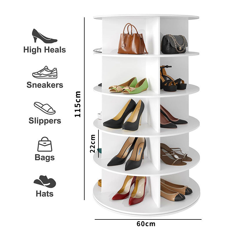 Rotating shoe rack 360 degrees 7 floors