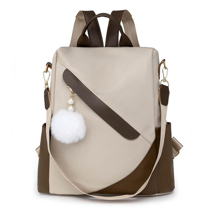 Female travel PU backpack