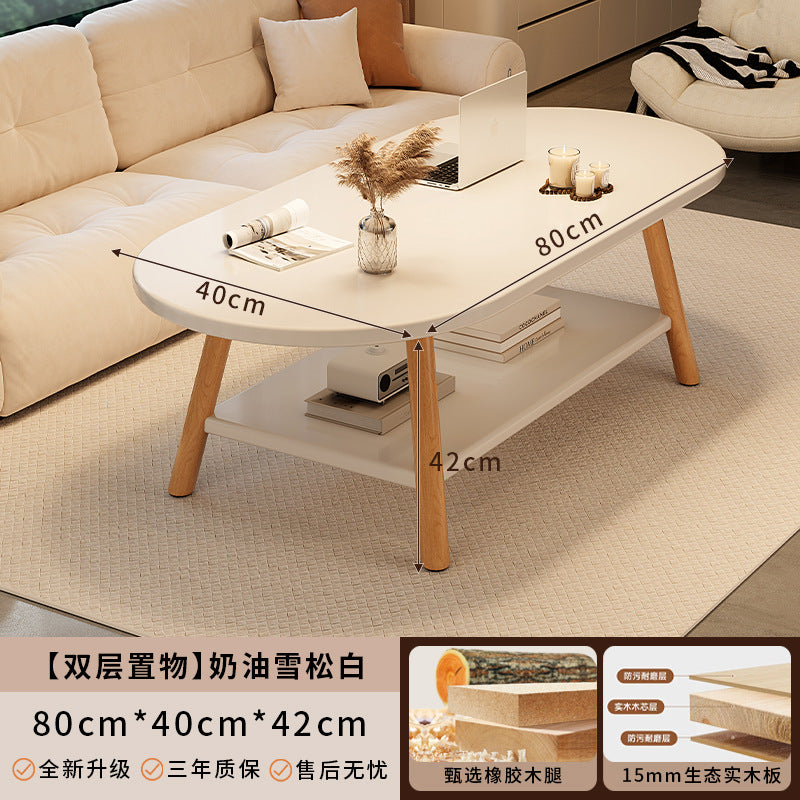 Double coffee table living room home coffee table