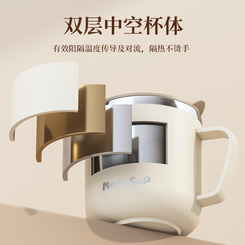 Water cup with lid 304 stainless steel