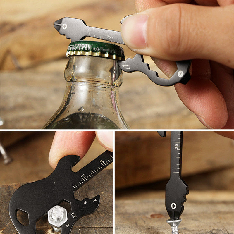 Outdoor Multifunctional Creative Guitar Bottle Opener
