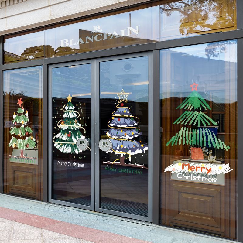 Christmas decorations window stickers