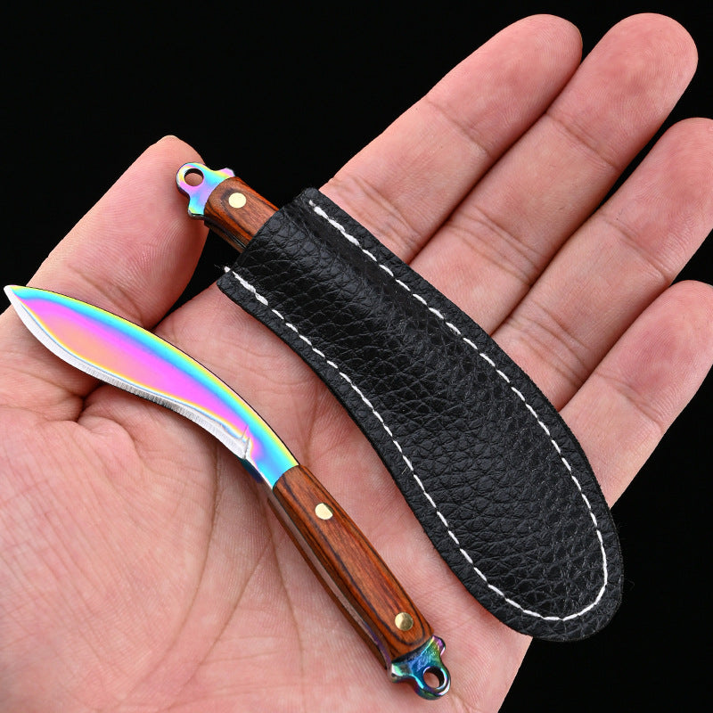 Non-folding mini cutting knife small kitchen knife