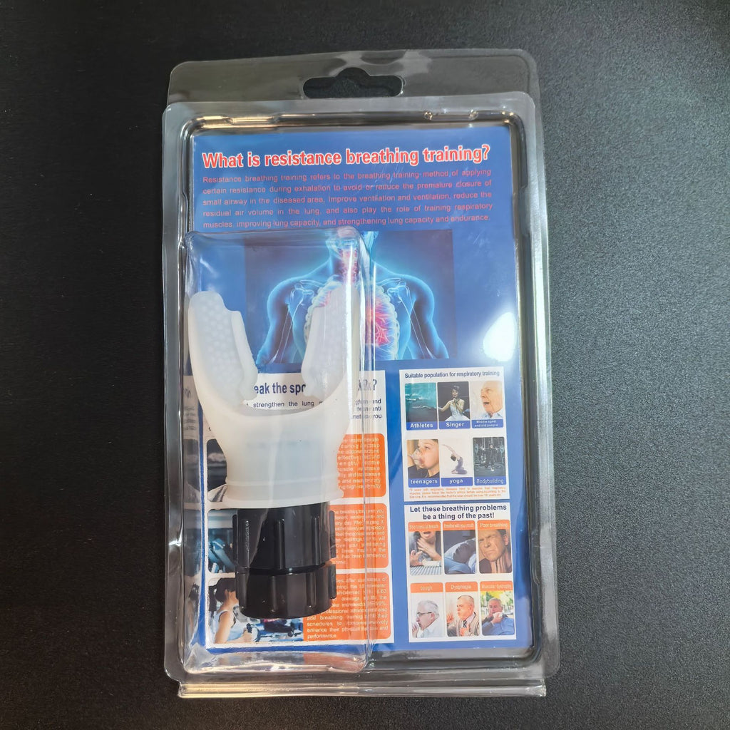 Portable Respiratory Trainer Vital Capacity Abdominal Mouth-biting