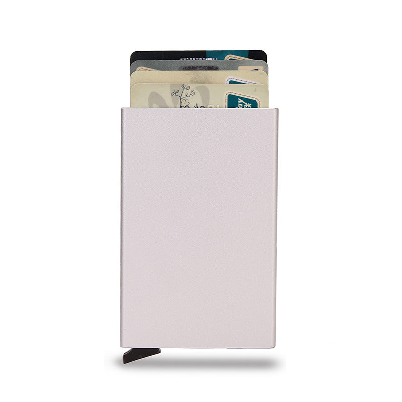 Metal card bag male anti-magnetic aluminum alloy
