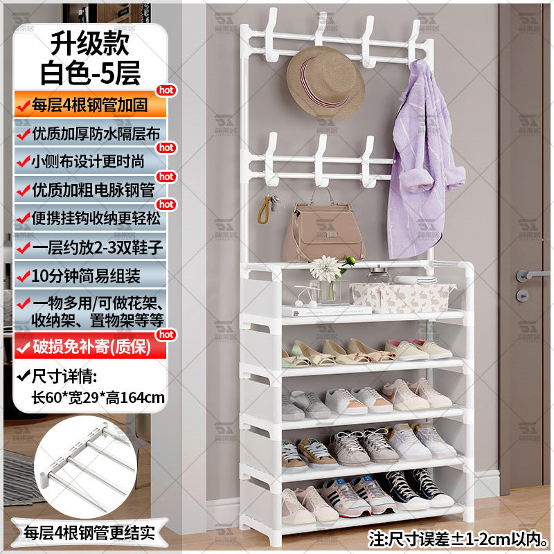 Shoe rack entrance multi-layer household interior