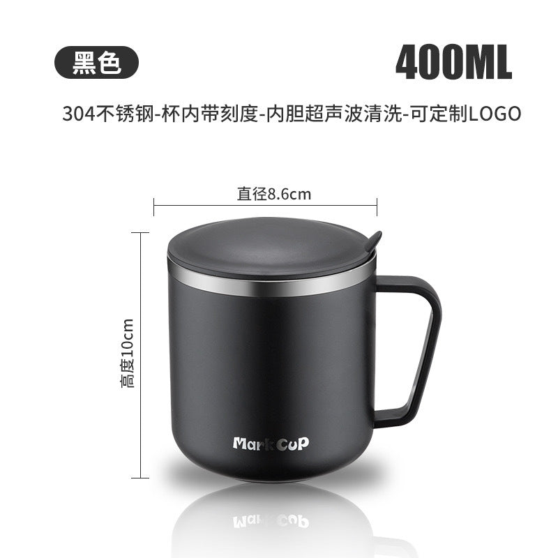 Water cup with lid 304 stainless steel