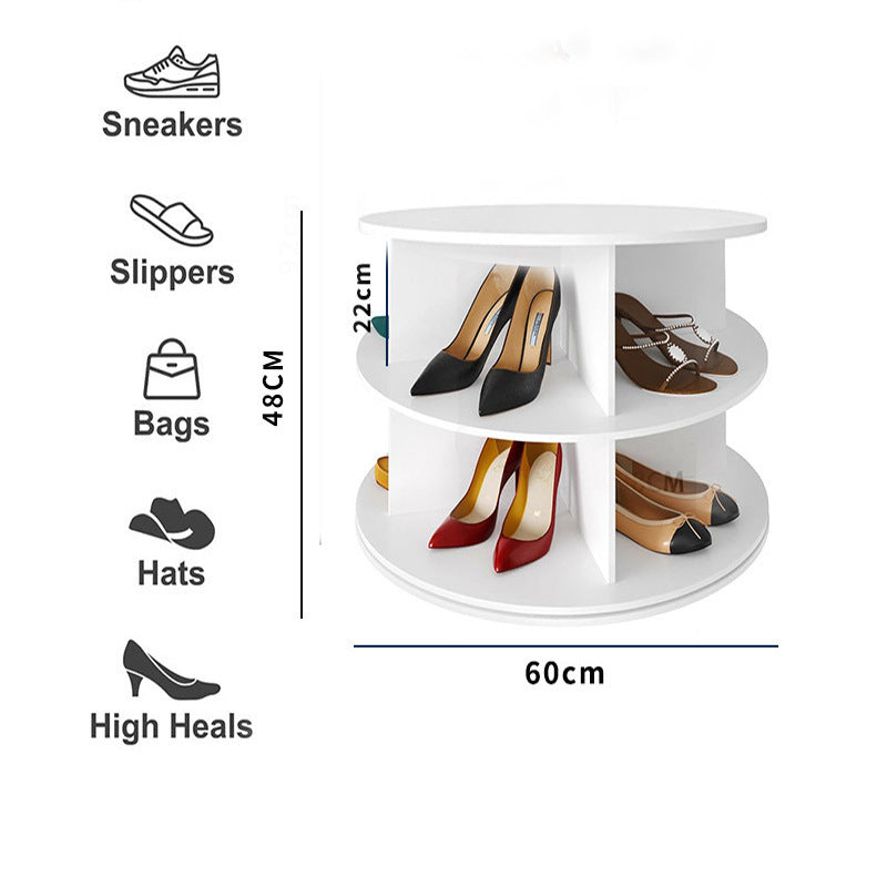 Rotating shoe rack 360 degrees 7 floors
