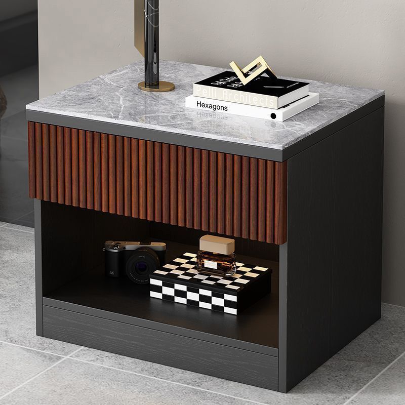 night stand Modern simple rock slab bedside table 20 * 16 * 17 inch