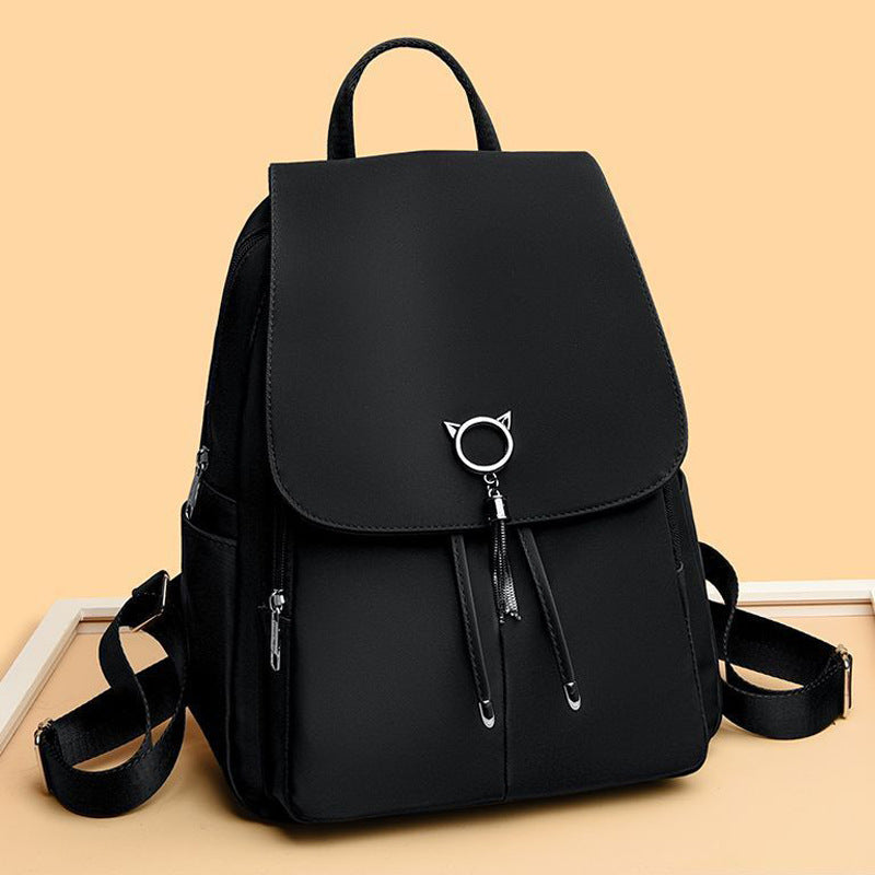 Korean version of fashion backpack simple women's bag