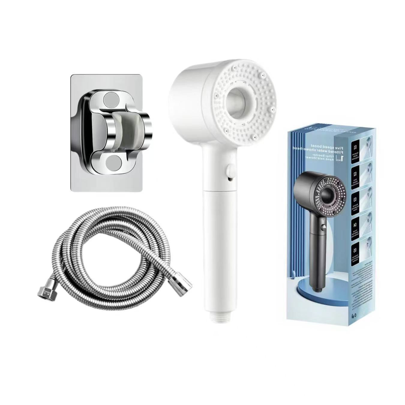 Five-speed strong  shower head and filter