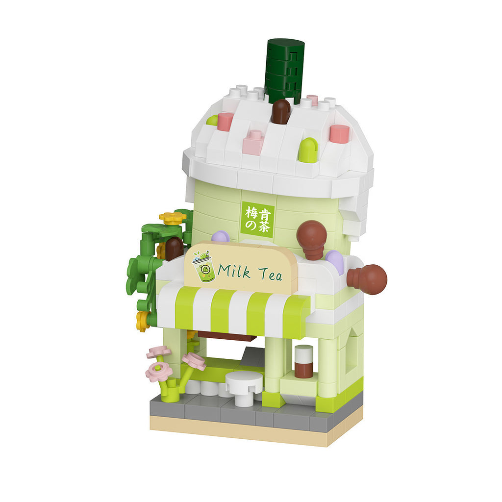 Compatible with big brand city street view building blocks